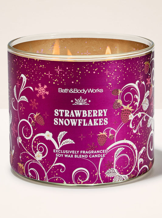 Strawberry Snowflakes