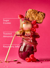 Raspberry Holiday Pie Bar