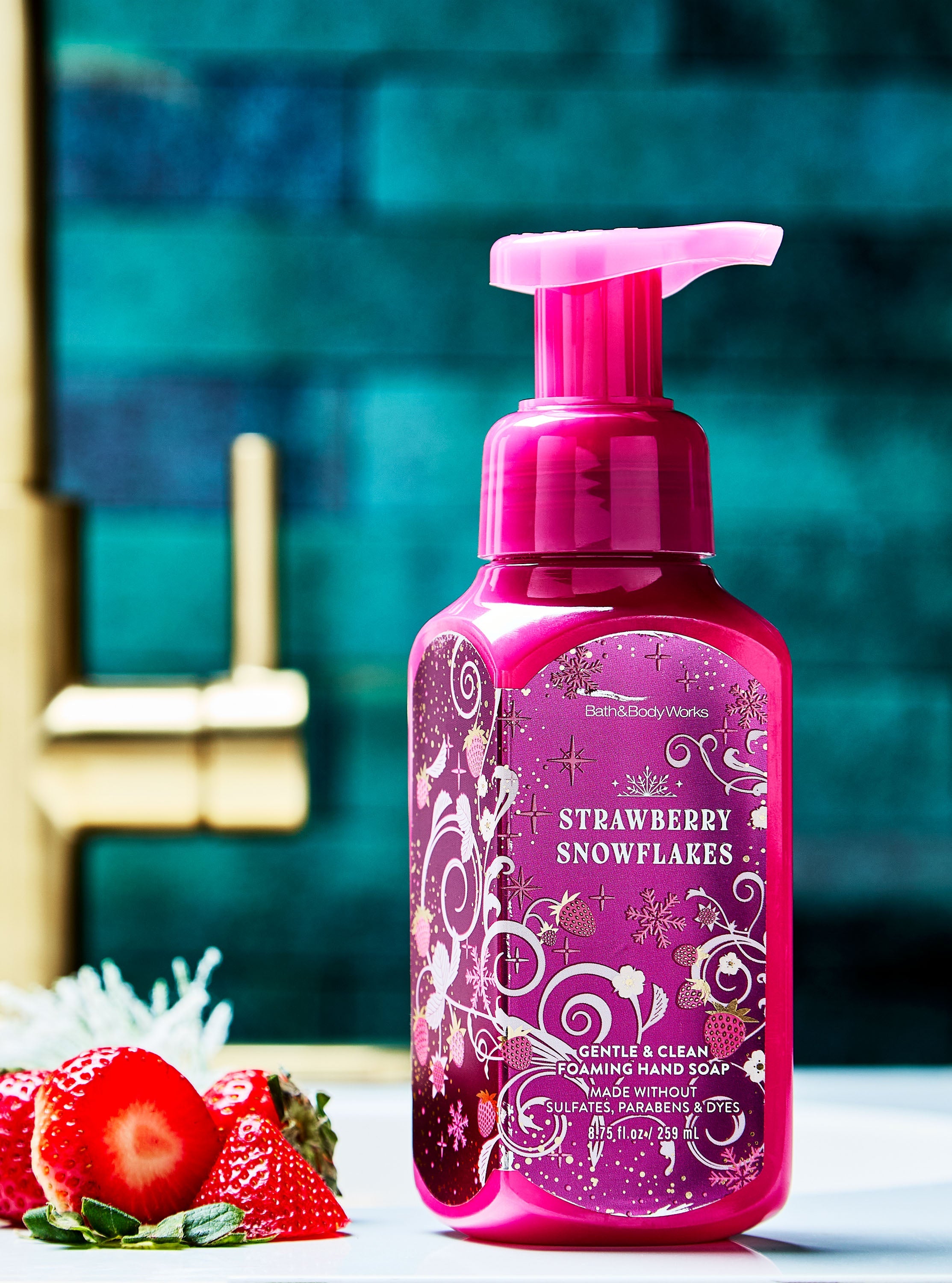 Strawberry Snowflakes